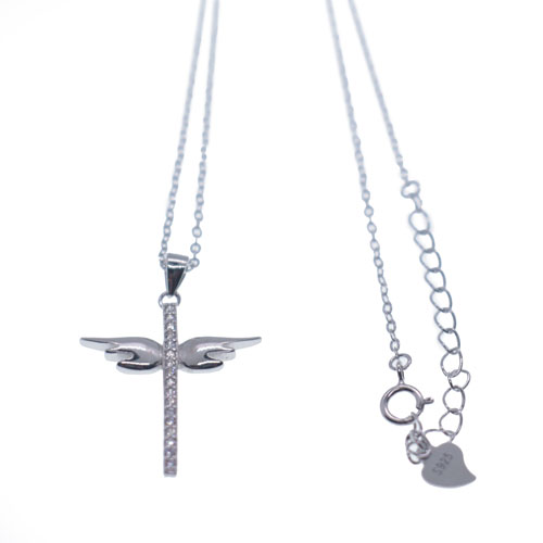 Angel Cross Necklace - Deep Emotions Jewellery