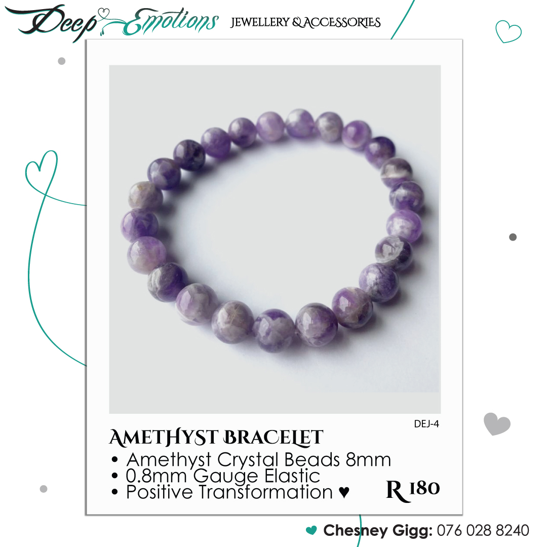 Amethyst Crystal Bracelet