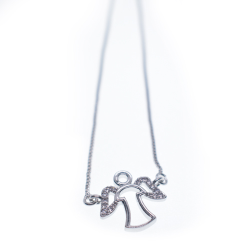 Brass Micro Pave Cubic Zirconia Pendant